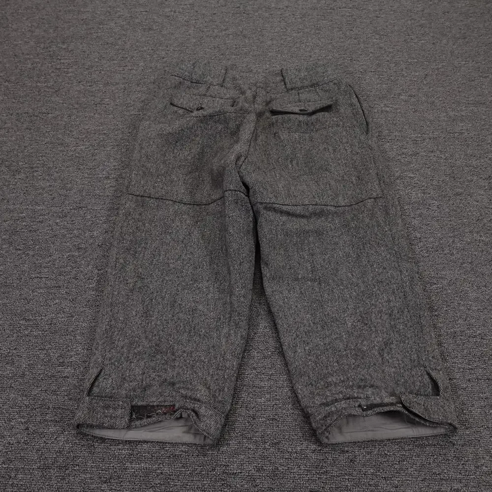 Vintage Woolrich Pants Mens 28x26 Gray Wool Nylon Tweed Knickers 80s 90s